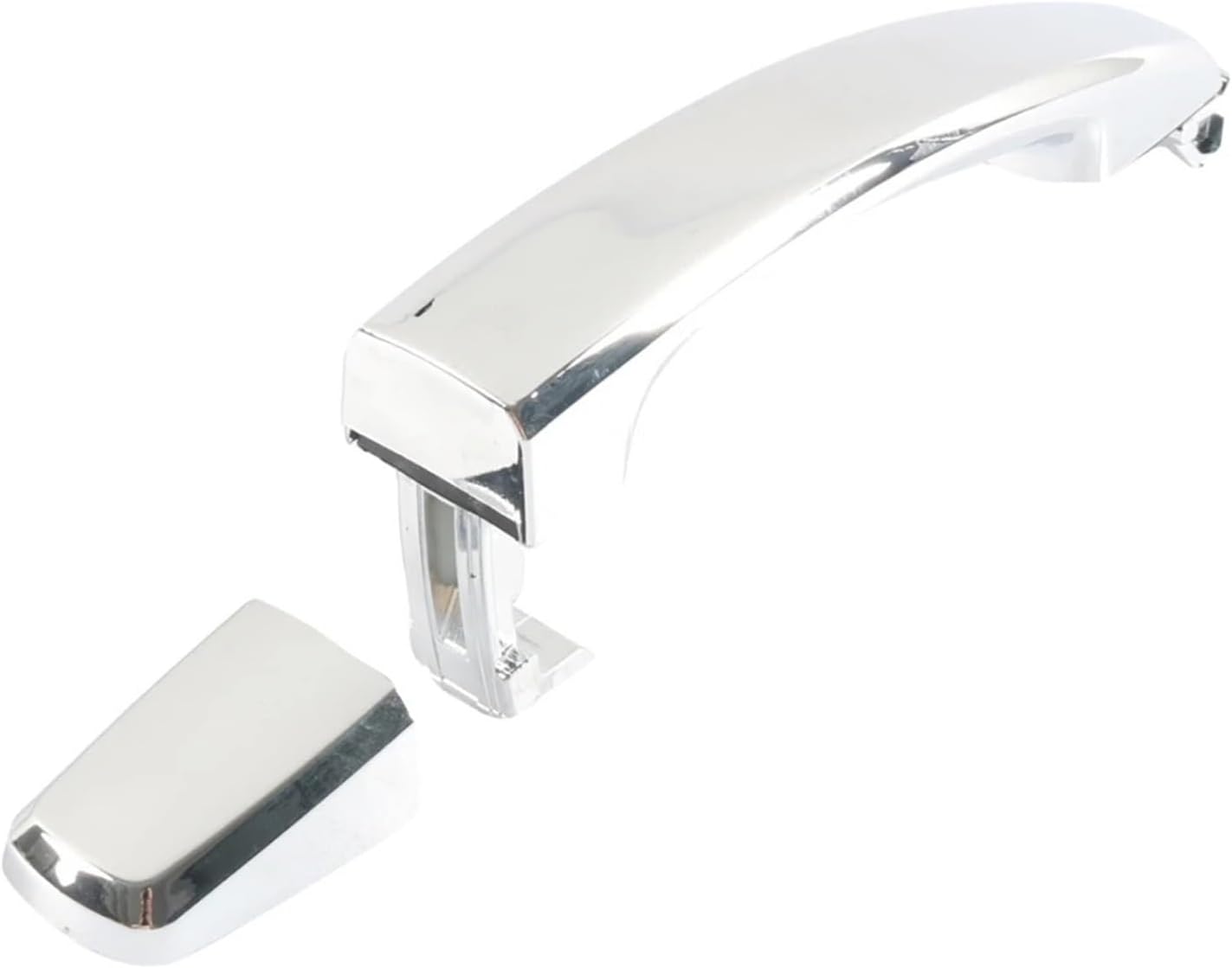 Grab Handles Fit for Chevy Captiva Sport Aveo Door Outer Handle Cover Front Left/Right/Rear Chrome Black ABS Fit for Saturn Vue Universal(Black Without Holes)