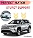 KUTAFUWO Roof Rack Side Rails Compatible with Toyota RAV4 2019 2020 2021 2022 2023 2024 2025 Models,Black Aluminum Rooftop Cargo Carrier