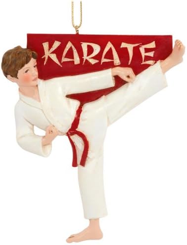 Kurt Adler Karate Boy Christmas Ornament