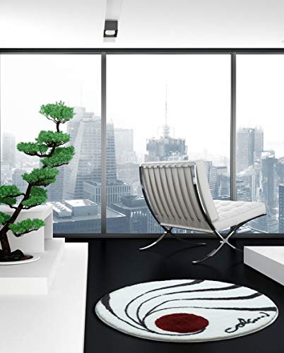 Grund Designer Bath Mat COLANI, Ultra Soft and Absorbent, Anti Slip, 5 Years Warranty, Colani 18, Bath Mat 60x100 cm, White