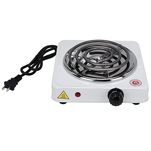 Image of 1000W Electric Stove Burners General Mini Portable Heater Heating Plate Household Cooking Appliances Countertop Burners(US Plug)