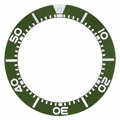 Ewatchparts Bezel Insert Compatible With Seiko Watch Prospex Diver 200M Watch Ska371 Kinetic Green