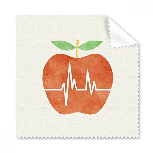 Chiffon de nettoyage cœur électrocardiogramme, cadeau créatif utile