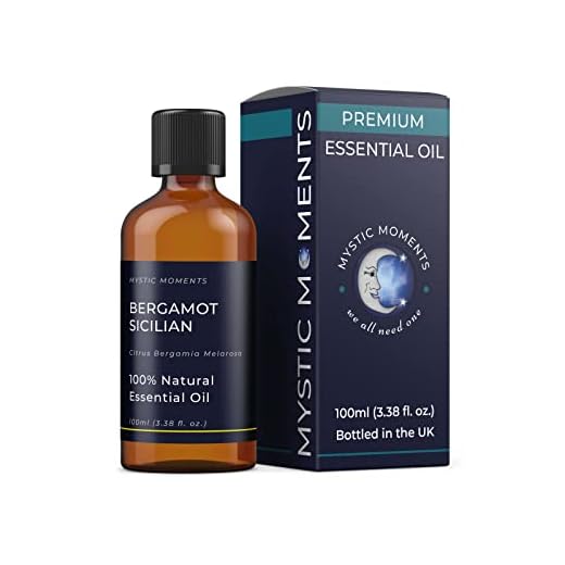 Mystic Moments Huile Essentielle Bergamote 100ml 100% Pur