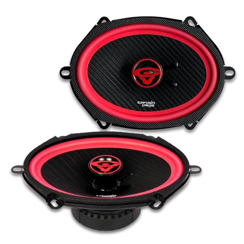CERWIN-VEGA! Vega Series V68 – 6X8 2-Way Full Range Premium Quality Coaxial Car Audio Speakers, 300W Max Power - Sold in Pairs