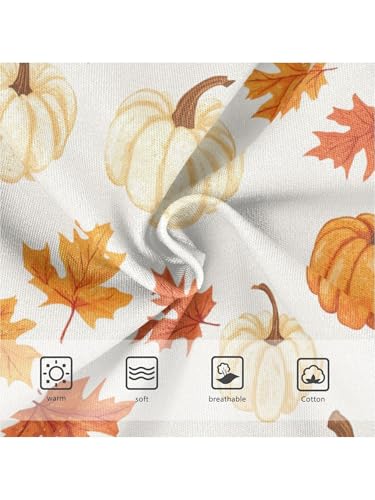 ZZKKO Farm Maple Leaves Pumpkins Girls Underwear Toddler Panties for Girls Comfort Brief Size 2T3