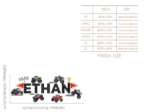 Vinilo Decorativo Monster Truck para Pared Infantil miniatura 6