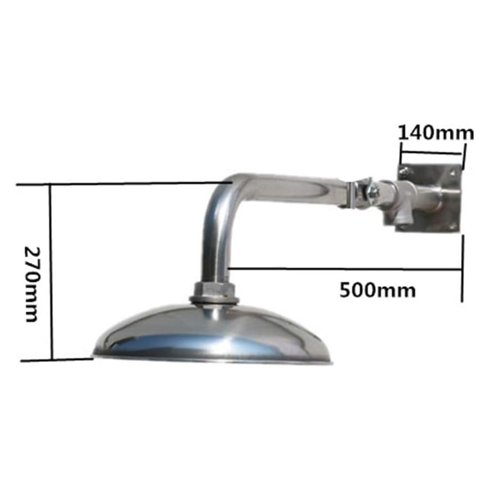 Station de lavage oculaire pour douche, Douche oculaire et douche d'urgence murale en acier inoxydable 304 for laboratoires industries