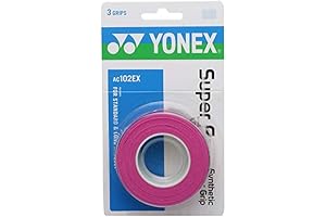 Yonex Super Grap Overgrip 3 Pack for Tennis, Badminton, Squash with Color Choices