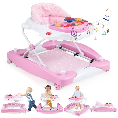 RELAX4LIFE 6 en 1 Andador Bebes Plegable con 3...