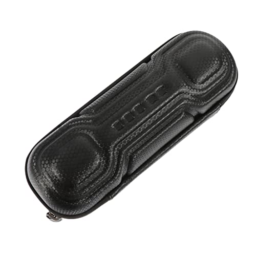 Toyvian Bolsa de Tetera Dura Impermeable Bolsa de Bicicleta de cáscara Dura Bolsa de Manillar Bolsa rígida para Bicicleta Bolsa Impermeable para Bicicleta Bolsa de hervidor Cuero PU Negro