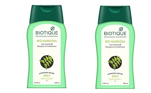 Biotique Bio Margosa Anti Dandruff Shampoo 200ml (Pack of 2)
