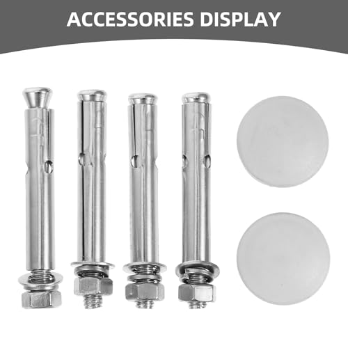 Soporte para barra de armario PRETYZOOM de acero inoxidable para evitar caídas de barras de ropa 4