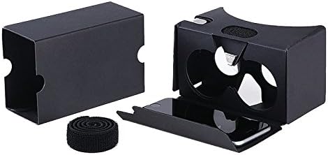 Virtual Real Store Google Cardboard 3D Virtual Reality Headset Glasses,DIY Cardboard VR(Black)