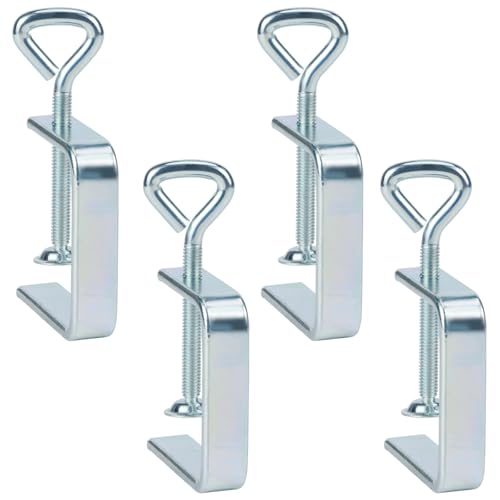 4 Pièces Pinces en C 50mm Acier Inoxydable Serre Joint en C Réglable C Pince à Vis Pince...