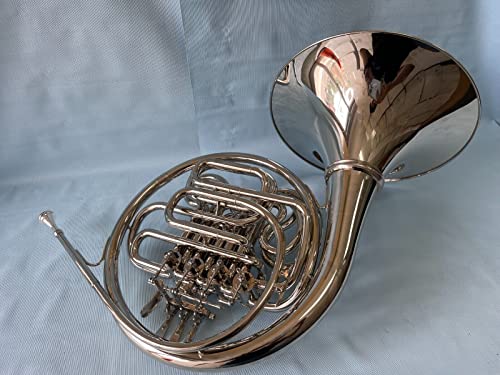 Professional Silver Double French Horn New - Thumbnail 3