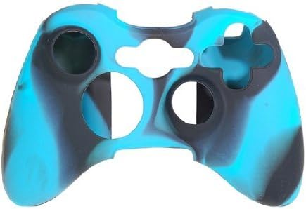 Camouflage Silicone Case for Xbox 360 Wireless Controller (Camouflage Blue)