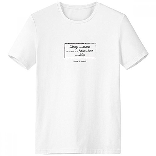 T-shirt blanc homme cadeau original anniversaire avec citation motivante multicolore XXL