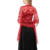 Occasions idéales : Notre châle triangulaire léger est parfait pour les occasions formelles telles que les mariages, les fêtes et les bals. est parfait pour ajouter de la couleur à votre tenue ou une touche d'élégance à votre look. Que ce soit au quotidien, en voyage ou pour une occasion spéciale, ce châle élégant est un accessoire polyvalent sur lequel vous pouvez compter pour rester glamour.