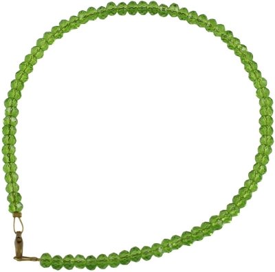 Karatcart Green Crystal Bead Brass Anklet (B016IQA7CU) Amazon Price History, Amazon Price Tracker