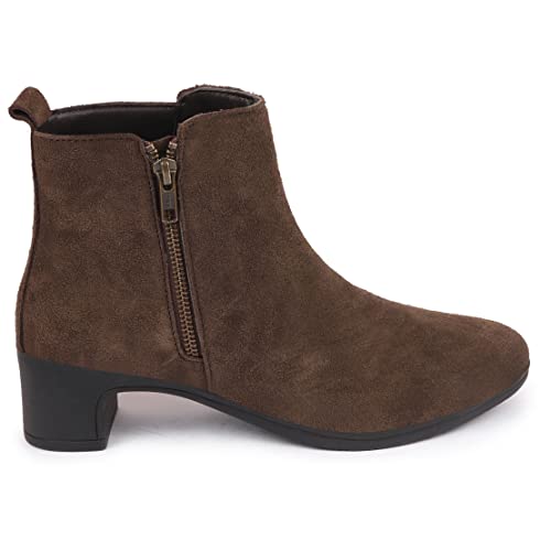 Image of FAUSTO Women Flared Heel Boots