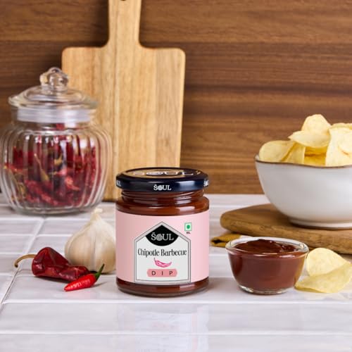 Image of ADF Soul Chipotle Barbecue Dip | Smoky & Spicy Sauce With Chipotle Peppers & Barbecue Flavour | Ideal With Fries & Grilled Foods | 200g.