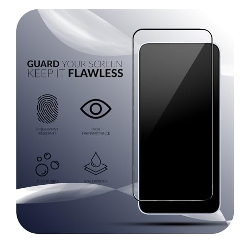 Image of Back Cover Case + Screen Protector for Oppo F31 Pro Plus 5G | Transparent Black | PC Anti Yellow Mobile Phone Case Cover for Oppo F 31 Pro Plus / F31 Pro Plus 5G | 360 Degree Protection