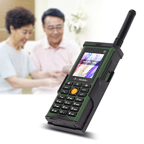 Olåst Smartphone 2400mAh 2G Retro 4 SIM - Grön Telefon för Vardag