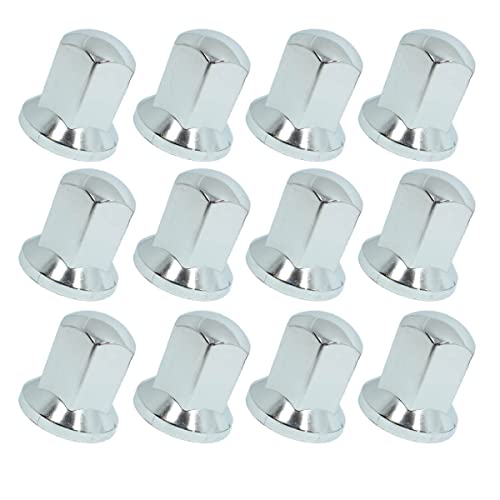 Easy Link Lot de 60 cache-écrous de roue en plastique chromé 32 mm pour remorque SW
