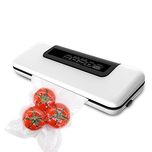 Envasadora Vacio El sellador de vacío automático de vacío Packer Aire Sellado máquina de embalaje for la conservación de alimentos en seco, en húmedo, suave alimento con 10pcs Bolsas Embasadoras Vacio