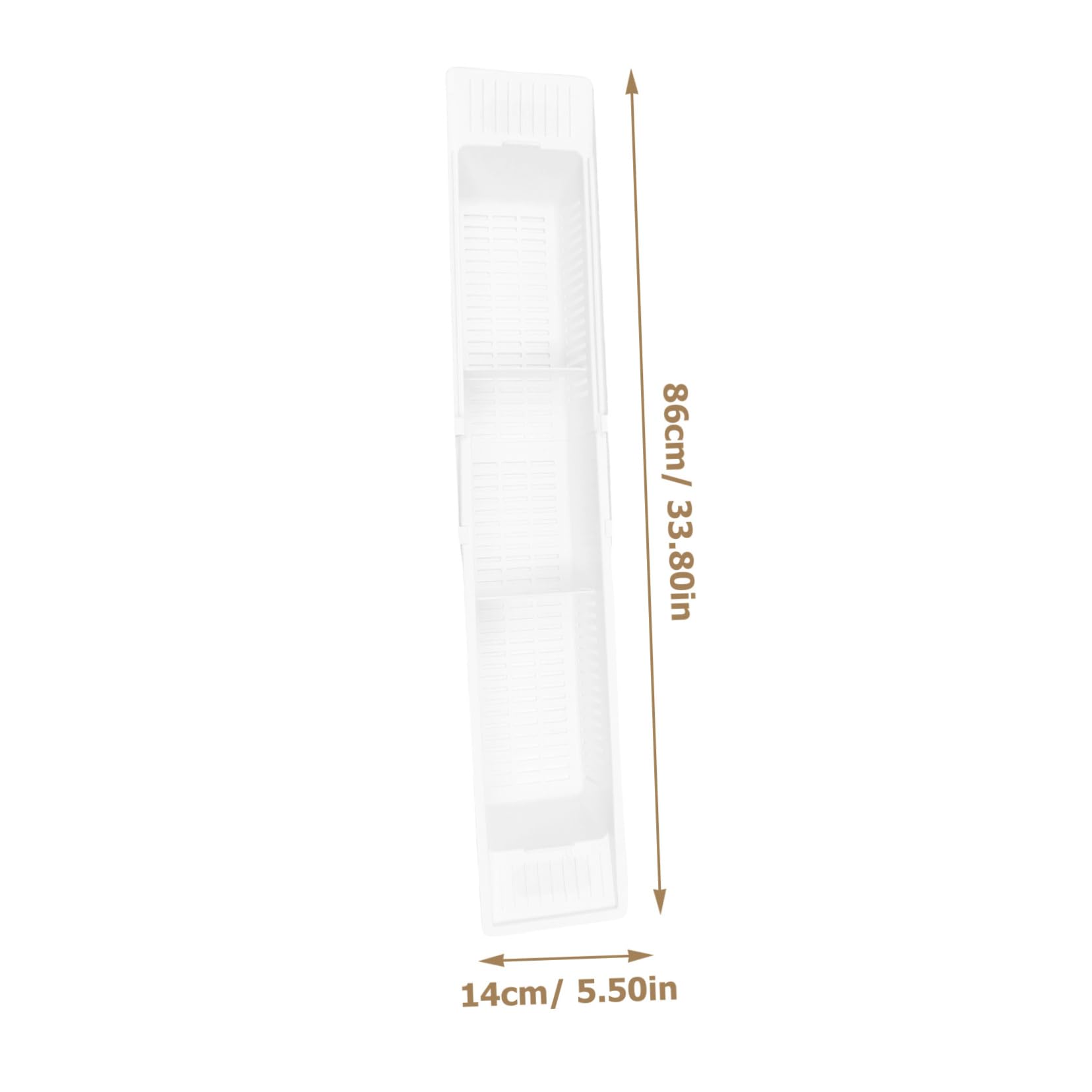 SOLUSTRE 1Pc Stretchable Bathtub Rack for Bathing Storage Tray Versatile White Organizer for Sundries for Bathroom Use Expansive Space for Essentials