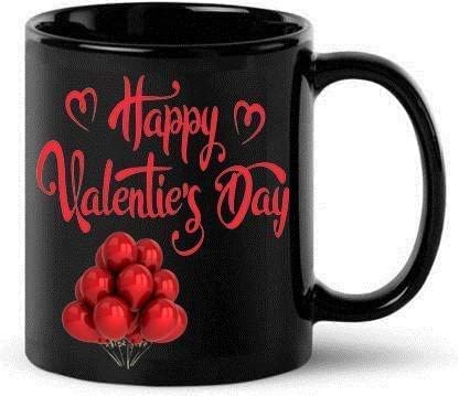 Image of Ceramic Printed Tea Coffee Mug, Love Quotes Cup, Best Gift for Wife, Husband, Girlfriend, Boyfriend, Anniversary, Valentines Day (Design-8)