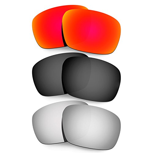 Verres de remplacement pour Oakley Badman par lot de 3 paires