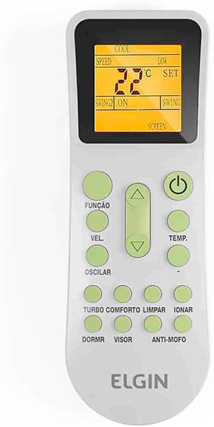 Ar Condicionado Split Hi-Wall Eco Inverter II Wi-Fi Elgin 12.000 Btus Frio 220v R-32