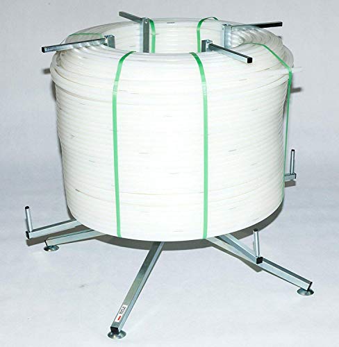 Novanetus A2S Rohrhaspel Abroller für Fußbodenheizungsrohr Aufwickler für Kabel Aufroller für Rohr PEX PERT AL/PEX des Fußbodenheizung mit Tasche