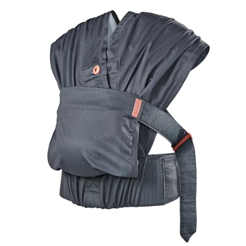 Infantino 300092 Hug & Cuddle Adjustable Hybrid Wrap - Black Soft And Simple Pressure Relief Ergonomic Wrap Carrier thumb #2