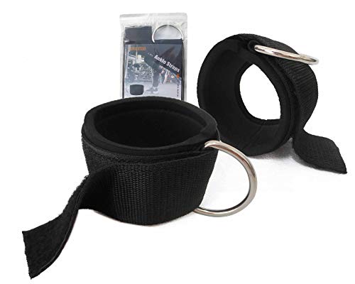 Shidaukim Ankle Cuffs - Cable Ankle Strap for Cable Machines - 2 Pack