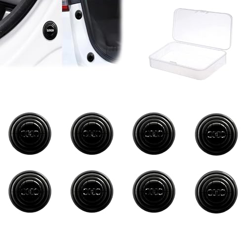 Image of 8Pcs Car Door Shock Absorber Guard Protector Rubber Pads Innovative Auto Gadgets Compatible for A3, A4, A6, Q3, Q5, Q7, S5, SQ8, Q8, A8, RS, e-tron