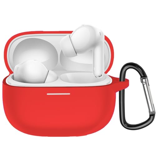 BUITFOU Redmi Buds 6 Pro �P�[�X Buds 6 Pro �ی�J�o�[ �_�炩�� �V���R���� �����h�~ �L�Y�h�~ �ϏՌ� �h�o �y�� �����[�d�\ �J���r�i�t�� �����h�~(���b�h)