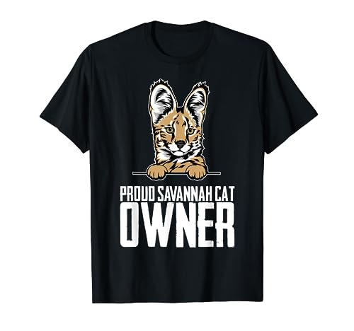 Proud savannah cat owner Camiseta