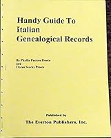 Handy Guide to Italian Genealogical Records 9996474607 Book Cover
