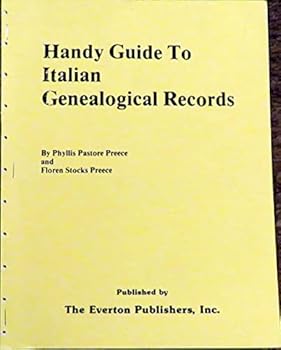 Paperback Handy Guide to Italian Genealogical Records Book