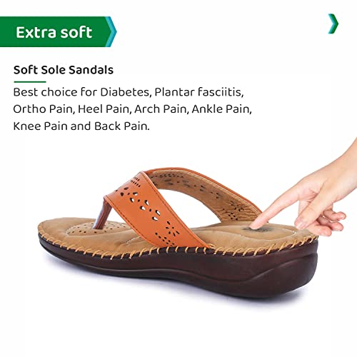 Image of ORTHO JOY Extra Soft Women's Doctor Ortho Slippers /Flip-Flops