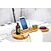 Produktbild Dbtxwd Verlängerungsseiten Badewanne Tablett Bad Organizer für Buch, iPad oder Telefon, Kerzenhalter, Badewanne Rack