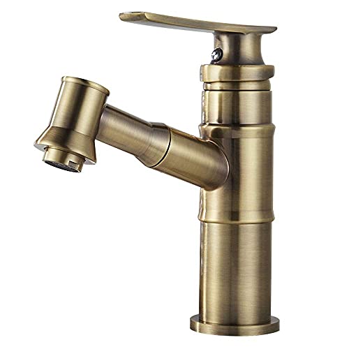 Robinet de salle de bains en bambou antique pour vasque de charme