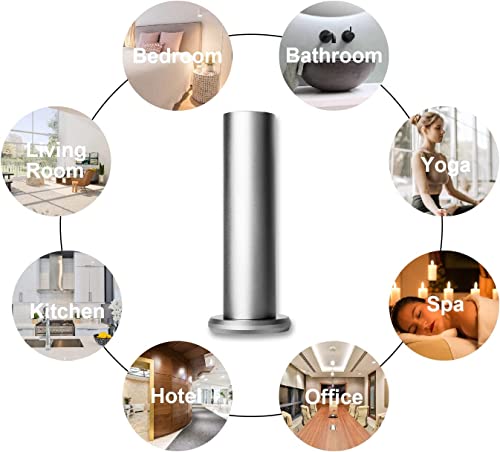 Difusor aromático eléctrico Bluetooth, sin agua, plateado miniatura 5