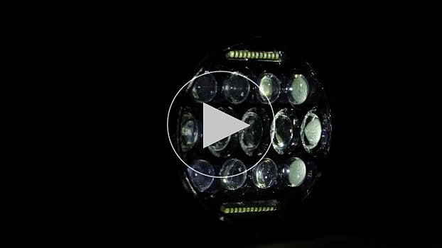 MAN WITH A MISSION　WOLF-TEC LIGHT JK KC HiLiTES 7 Inch Gravity LED - 2-Headlights - 40W Driving
