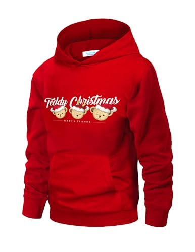 Image of Arshiner Unisex Kids Soft Pullover Hooded Sweatshirt with Pocket Basic Hoodies Sportswear Age 4-13 Years