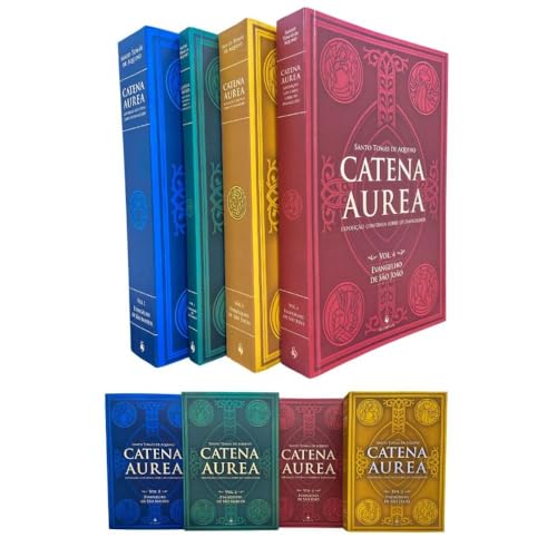 KIT Catena Aurea - Exposição contínua sobre os Evangelhos (4 vols...