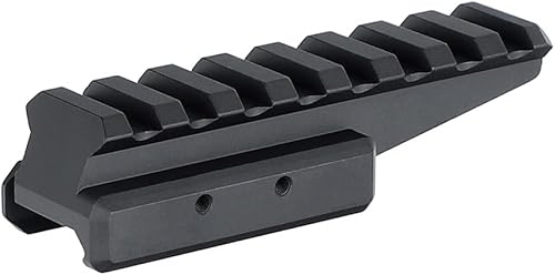 Miniatura 4 de ohhunt Soporte para carril holográfico de alcance fotográfico de 0.65 pulgadas, perfil bajo, elevador de punto rojo